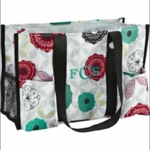Thirty-One Organizing Tote - “Organic Poppy” NEW